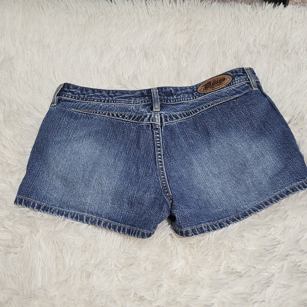 Bongo Vintage Low Rise Y2K Denim Jean Shorts Sz 7 - Picture 6 of 6
